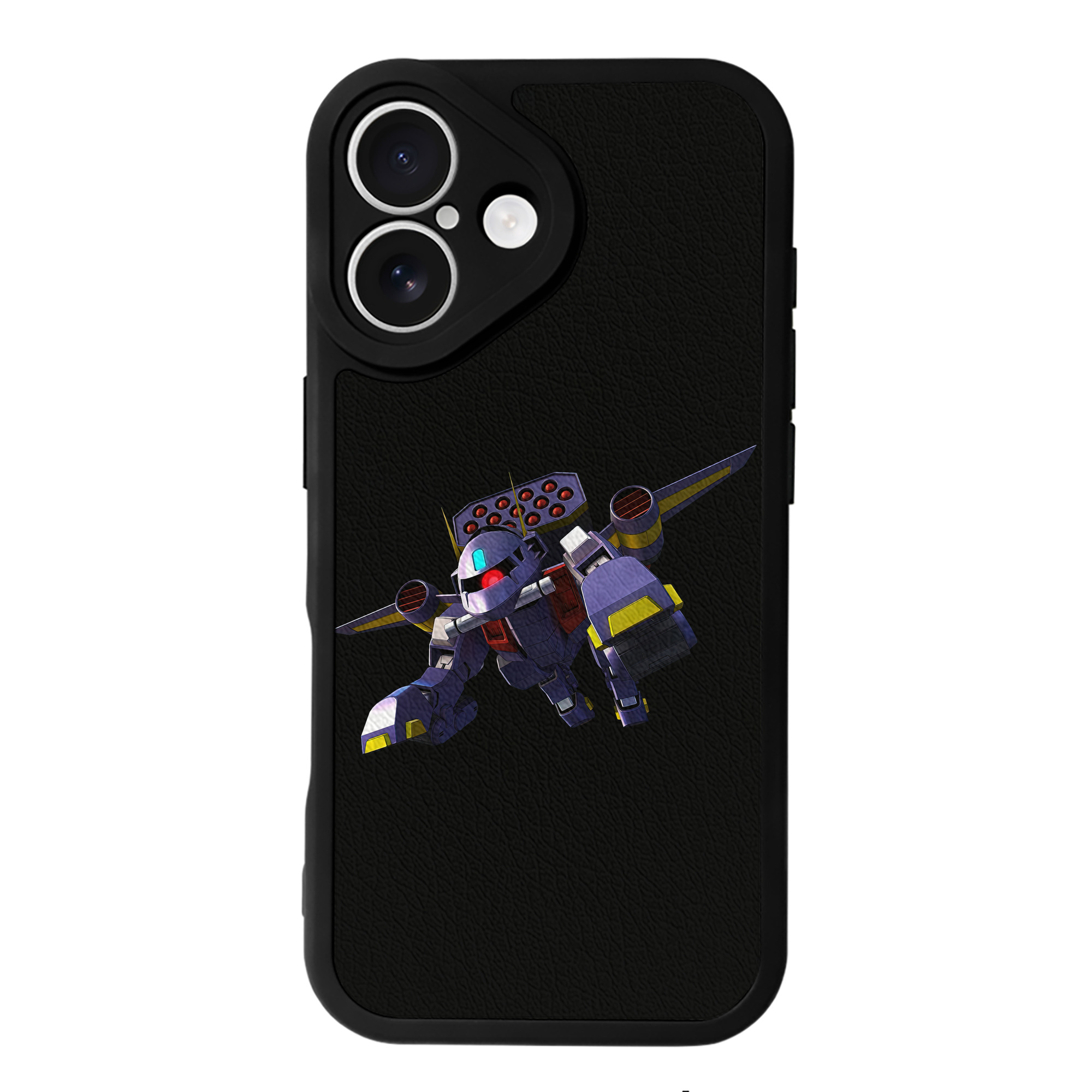 （画像用） 機動戦士ガンダム Mobile Suit Gundam 【iPhone 16シリーズ対応】シリコンスマホケース（レザー調） 材質：シリコン